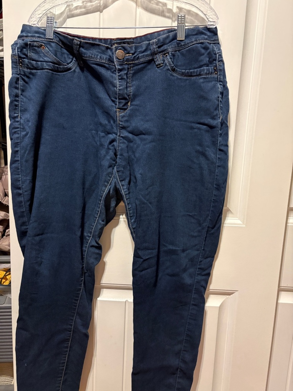 Royalty For Me Dark Blue Skinny Jeans